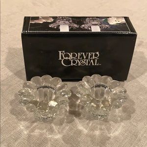 Forever Crystal Candle Holders